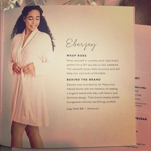 Eberjey Wrap Robe Lg/XL Popsugar Must Have